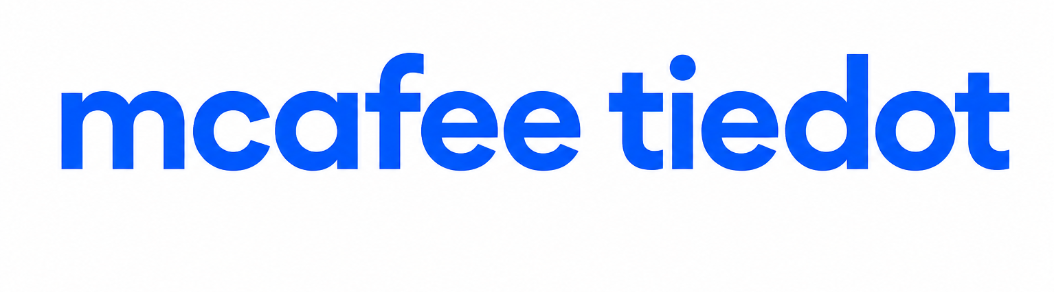Mcafee Tiedot